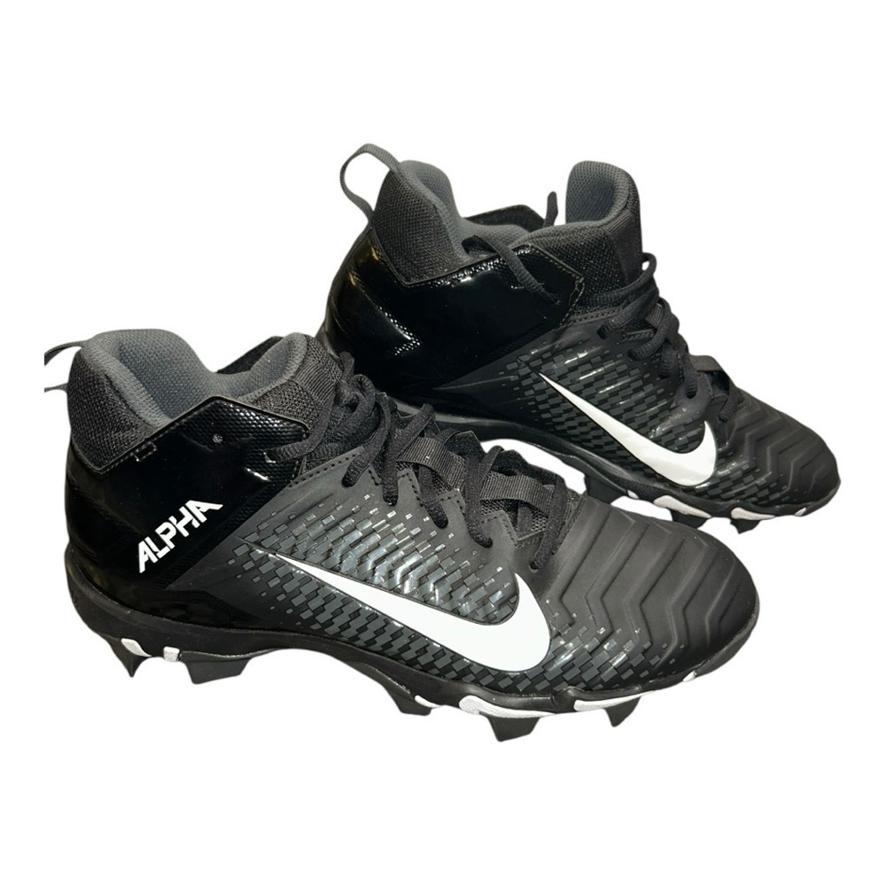 Nike Alpha Menace 2 Shark Black White Men's - AQ7653-001/ 2020 US Size 9 - Picture 6 of 9